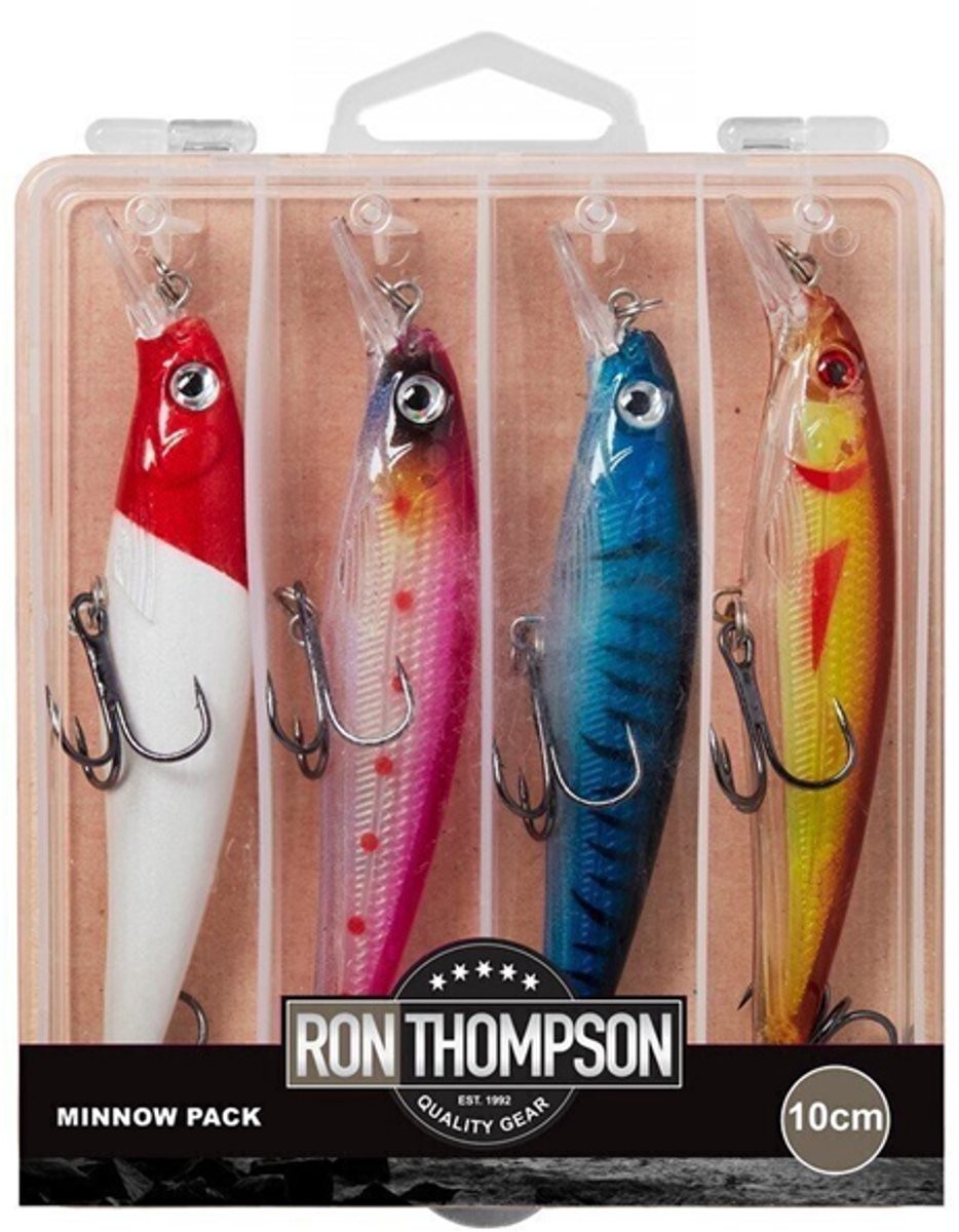 Ron Thompson Minnow Pack in Box 10cm - 4pcs - Plug