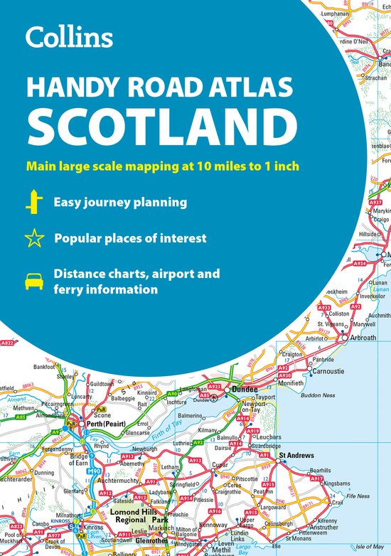 Collins Handy Road Atlas Scotland - cover