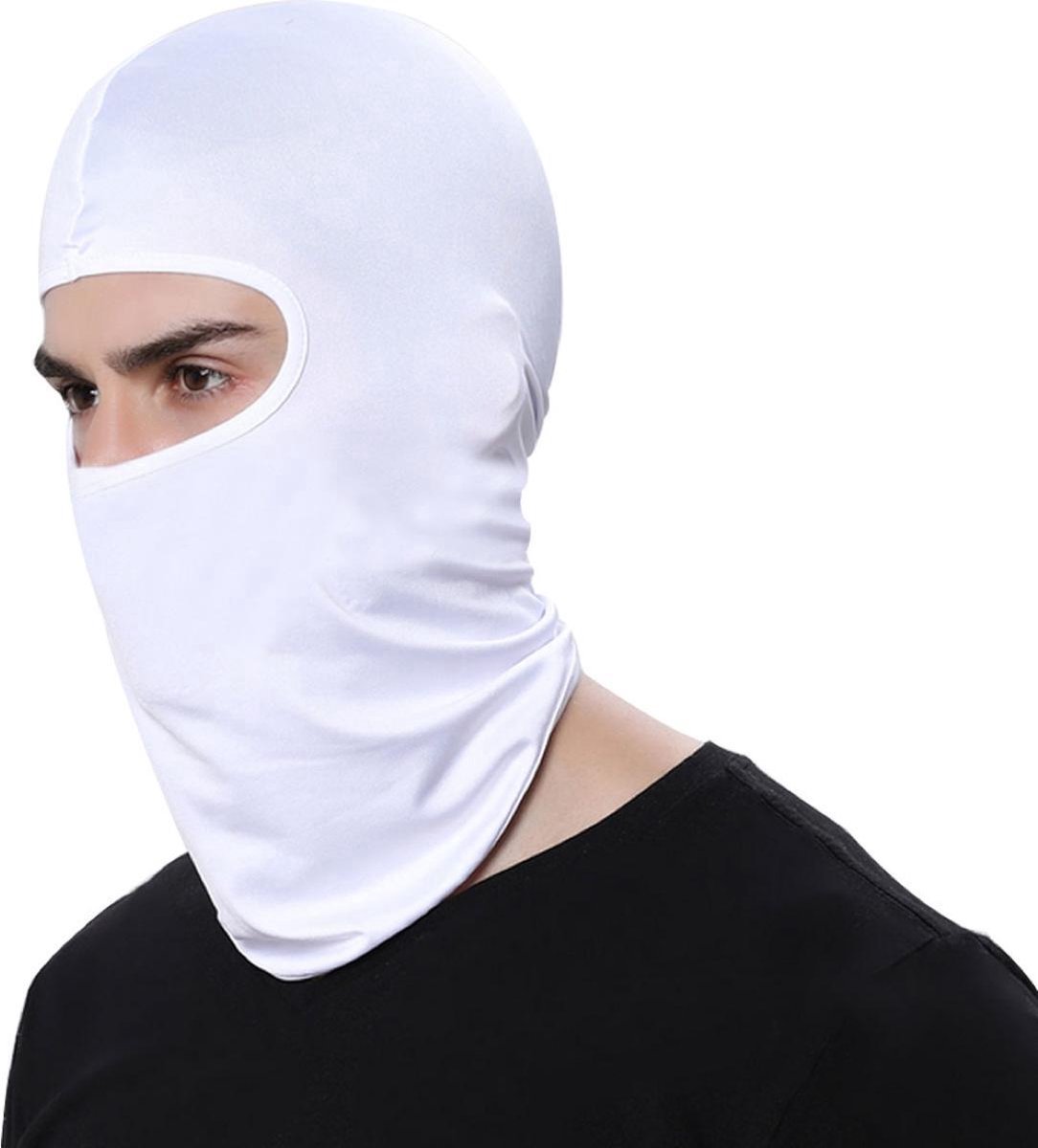 *** Motor Bivakmuts Balaclava 1 stuk One Wit