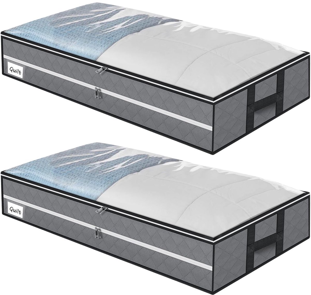 My Ninki ® Ruime Opbergoplossing Onder Bed Met Oxford Polyester En Transparante Venster
