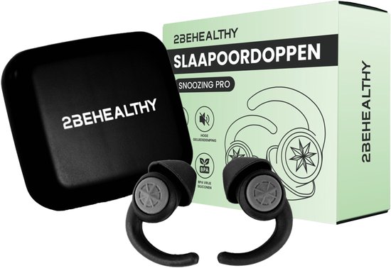 2BEHEALTHY® Oordoppen - Zwart