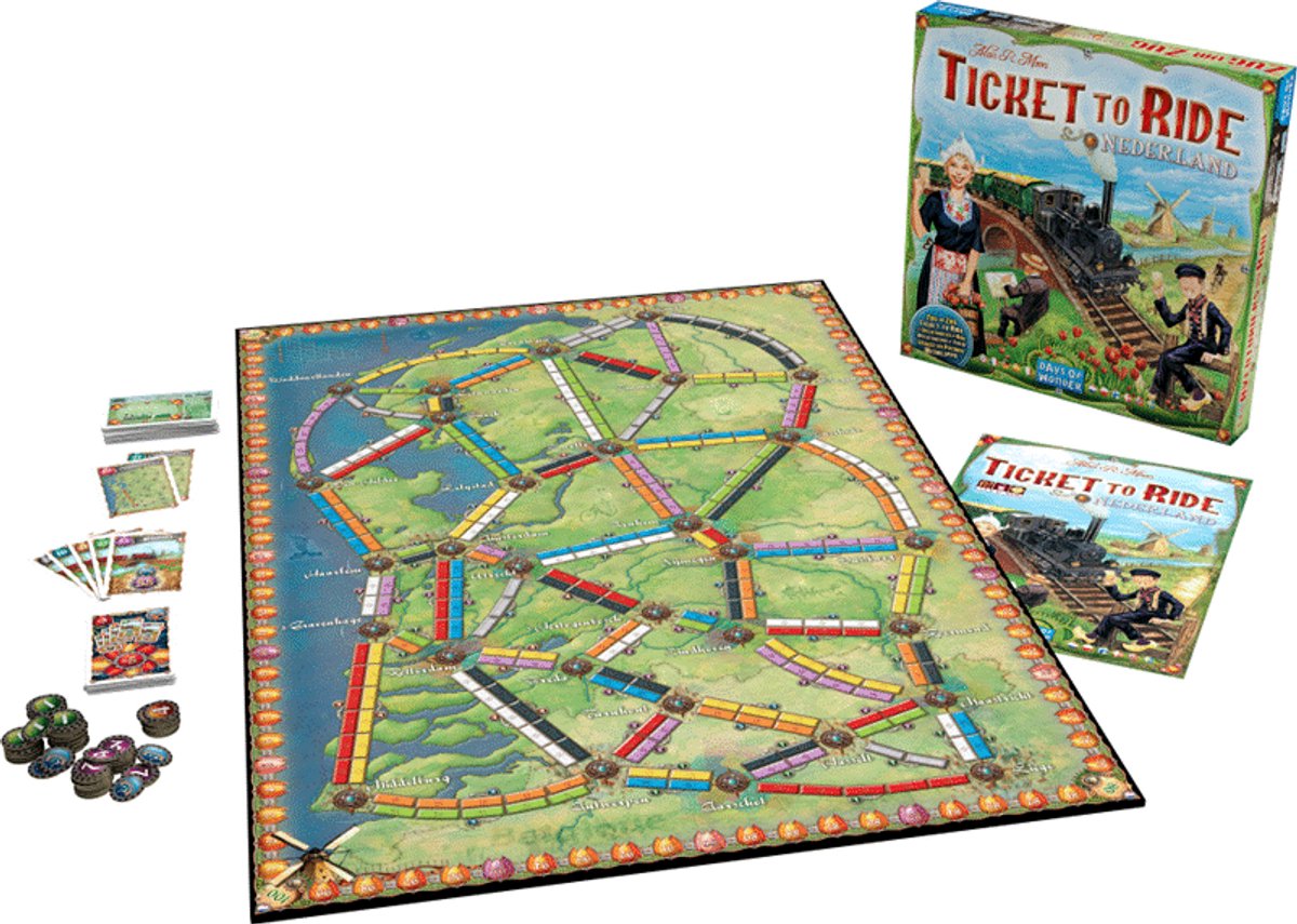 Ticket to Ride Nederland - Bordspel Uitbreiding - Meertalig inclusief Nederlands — afbeelding 6