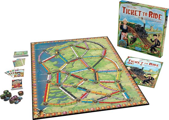 Days of Wonder - Ticket to Ride Nederland - Uitbreiding - Bordspel