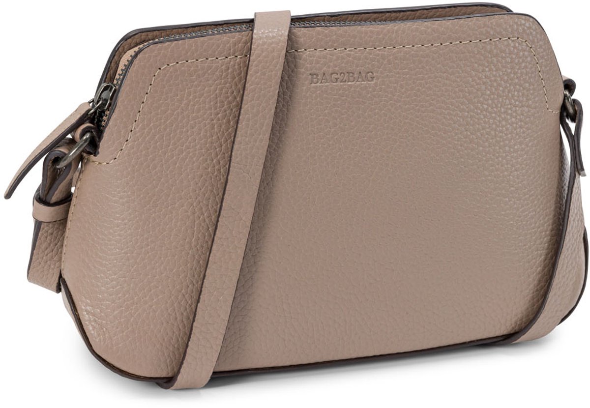 Bag2Bag Riga schoudertasje light beige