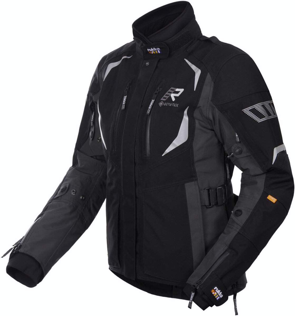 Rukka VentuRina Zwart Grijs Waterdichte Dames Textiele Motorjas - Jas