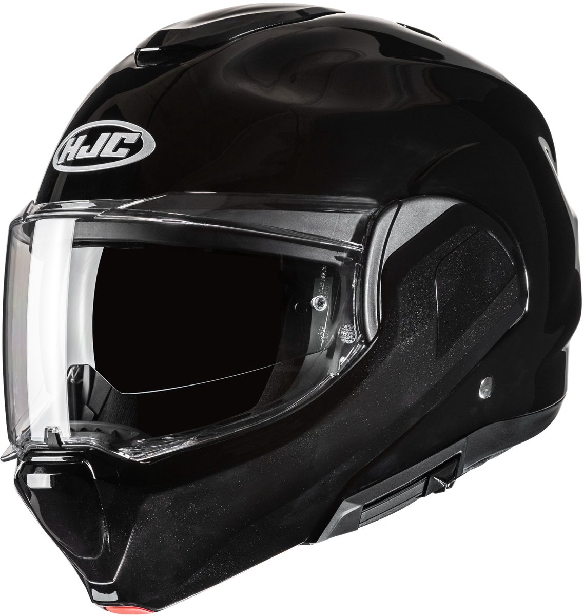 HJC F100 Solid Metal Zwart Systeemhelm - Maat S - Helm