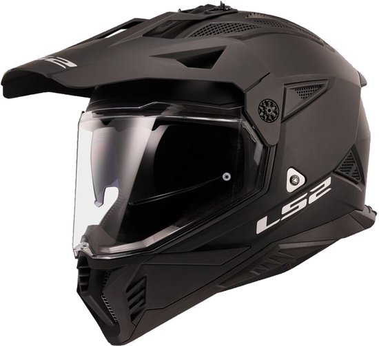 Casque LS2 Pioneer II Solid MX702 noir mat taille XXXL