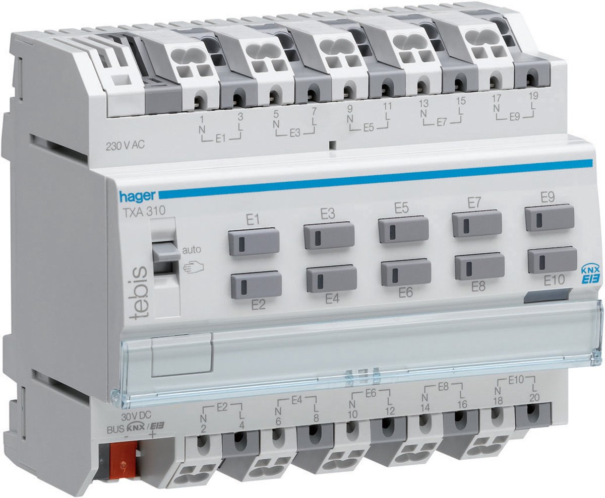 Hager TXA310 HAG IN.MOD TEBIS KNX 10-V 23