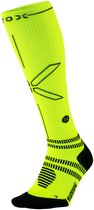 STOX Energy Socks Hardloopsokken Dames - Compressiekousen - Compressie Sokken Hardlopen - Sportsokken Geel - Maat L: 40-43 - 1 Paar