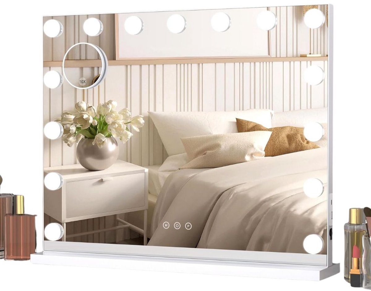 ApexArte® Hollywood Spiegel met Verlichting