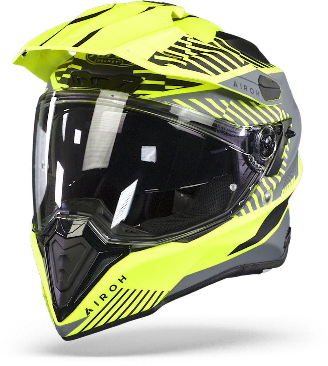 Airoh Commander Boost Mat Geel Adventure Helm - Helm