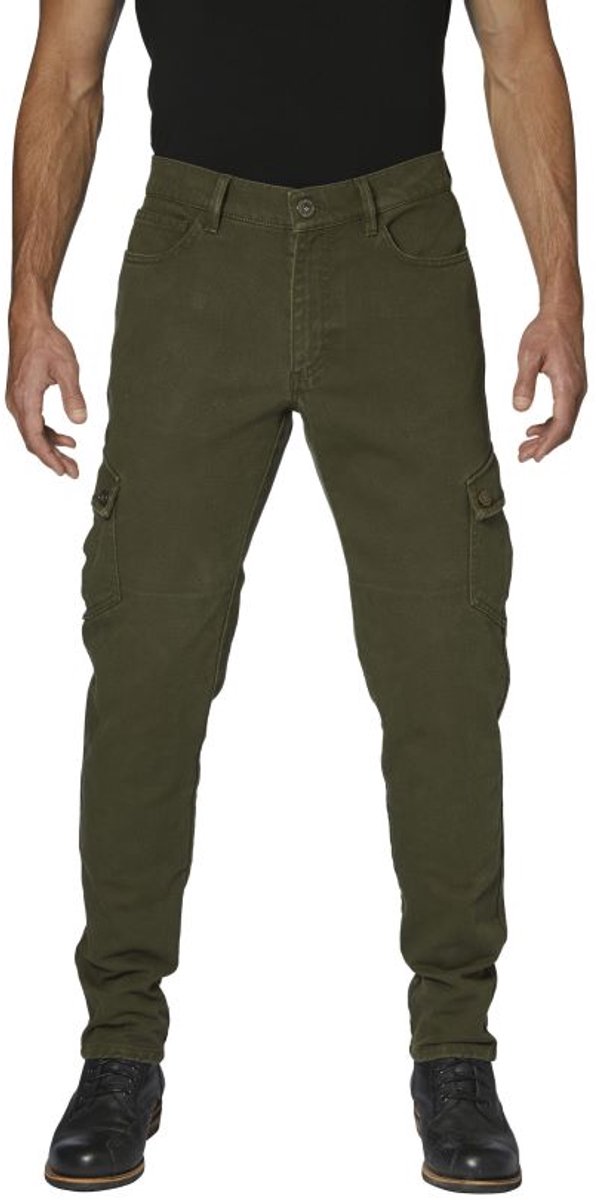 ROKKER Cargo Slim Olijf Jeans - Broek