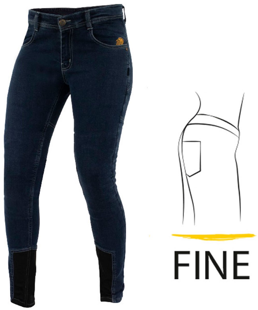 Trilobite 2063 Allshape Fine Fit Dames Blauw Motorjeans - Broek