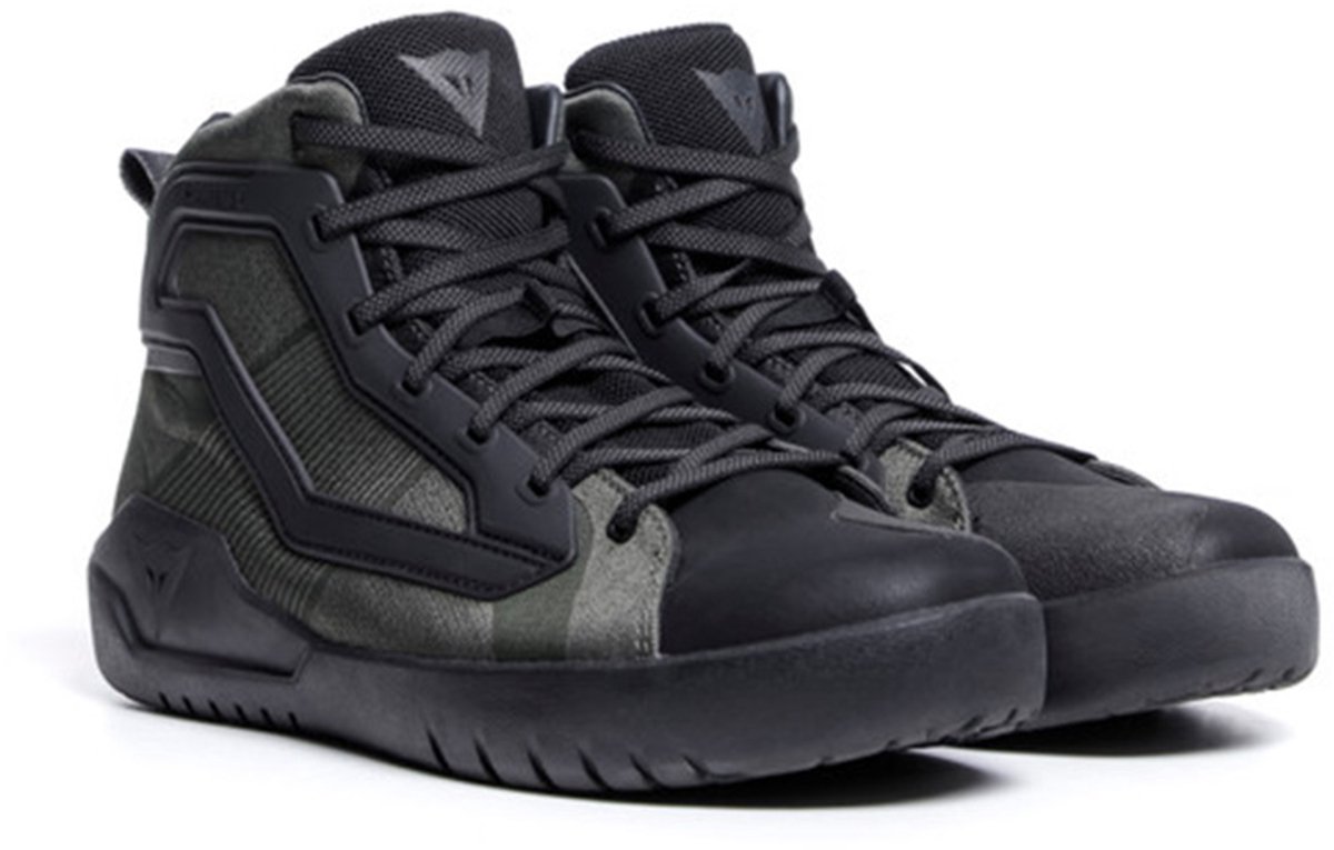 Dainese Urbactive Gore-Tex Zwart Legergroen Motorschoenen - Laars