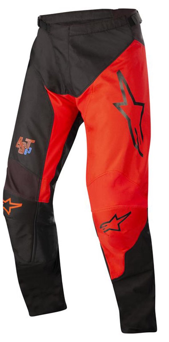 Alpinestars Racer Supermatic Zwart Felrood Broek -