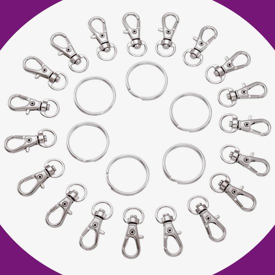 Volkswagen 000087010CAYPN Sleutelhanger met ID.3 opschrift, sleutelhanger, sleutelring, chroom, 100 x 45 x 3 cm, chroom, 100x45x3, Modern