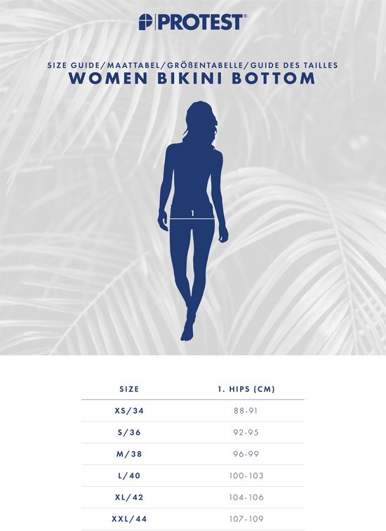 Bas de bikini taille haute MIXWRAPS Protest pour femme