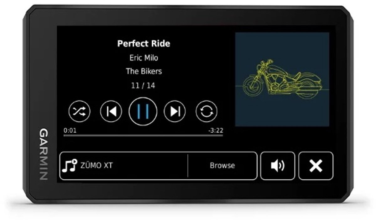 Garmin Zumo XT - Navigatiesysteem motor met GPS - HD 5.5 inch scherm - trackrecorder - Speciale motorroutes - Europa – foto 8