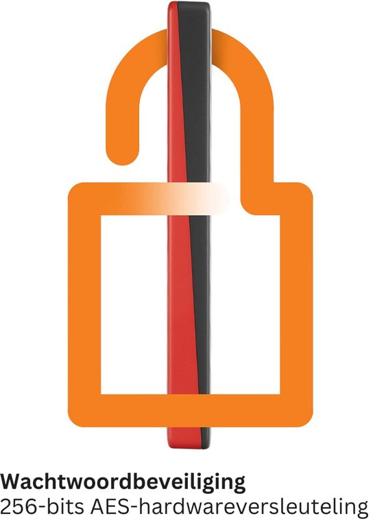 ApexArte® Externe Harde Schijf 2 TB - Rood van Merkloos — afbeelding 2