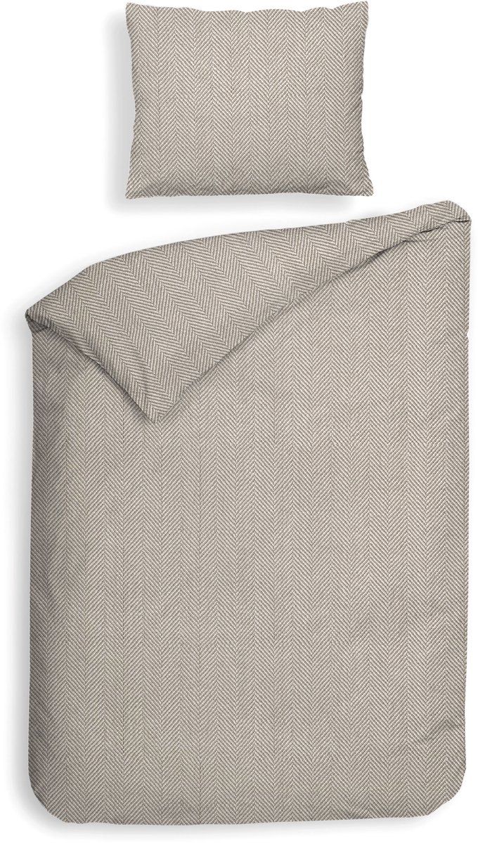 Heckettlane Spina Dekbedovertrek - Eenpersoons - 140x200/220 cm - Desert Sand