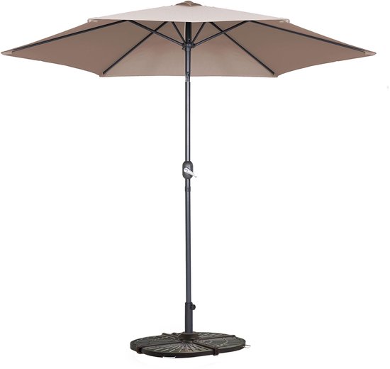 Happy Garden HAPUNA rechthoekige rechte parasol 2x3m taupe