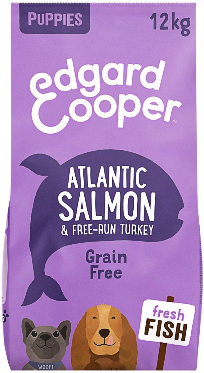 Edgard & Cooper Hondenvoer Puppy Verse Zalm en Kalkoen 12 kg