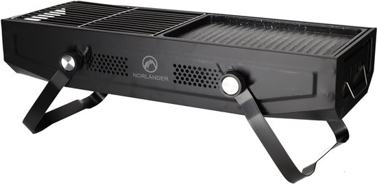 NORLÄNDER Outdoor BBQ met Grill Zwart van Norlander — afbeelding 3