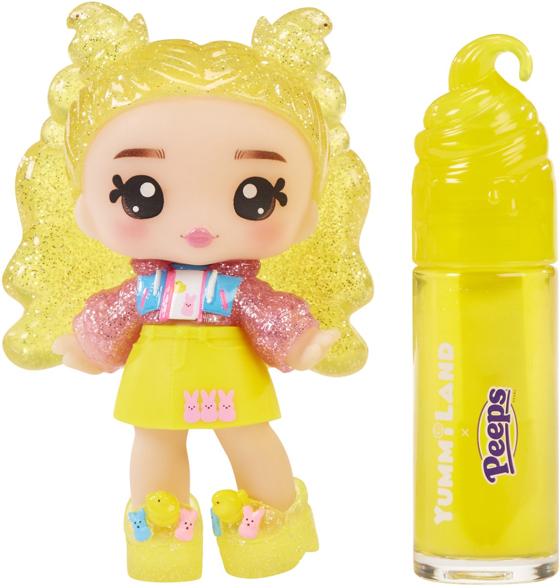 Yummiland Pop - Easter Goldie Peeps Geel met Lippgloss Set