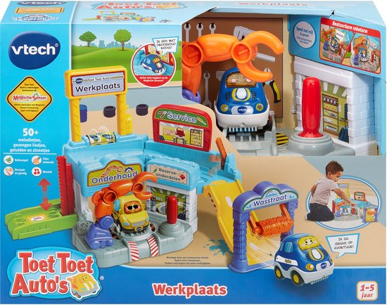 VTech Toet Toet Auto's - Werkplaats - Interactief Speelgoed - Inclusief Ayden Auto - Speelgoed vanaf 1 jaar en ouder van Vtech — afbeelding 2