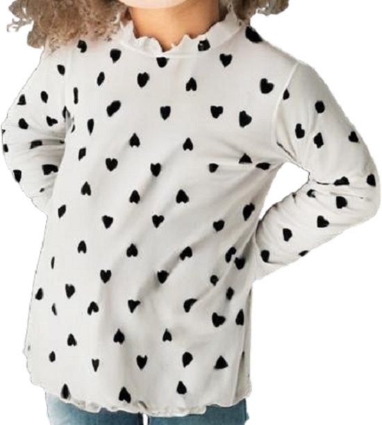 T-shirt pour filles avec coeur d'amour | Taille 110