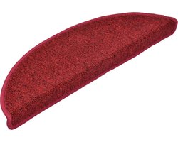 vidaXL Trapmatten 10 stuks - Bordeauxrood Trapmatten - Traprenovatie - Antislip Matten - Trappen Bekleden - Burgundy
