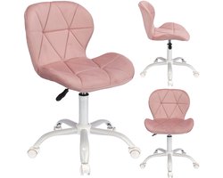 ENDO fluwelen roze stoel