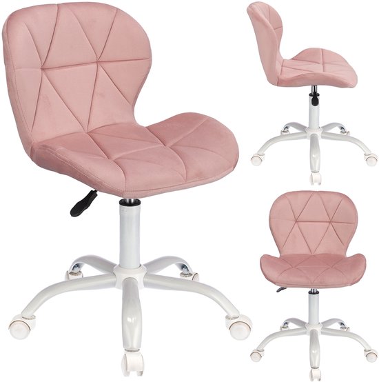 ENDO fluwelen roze stoel - ENDO - €42,99