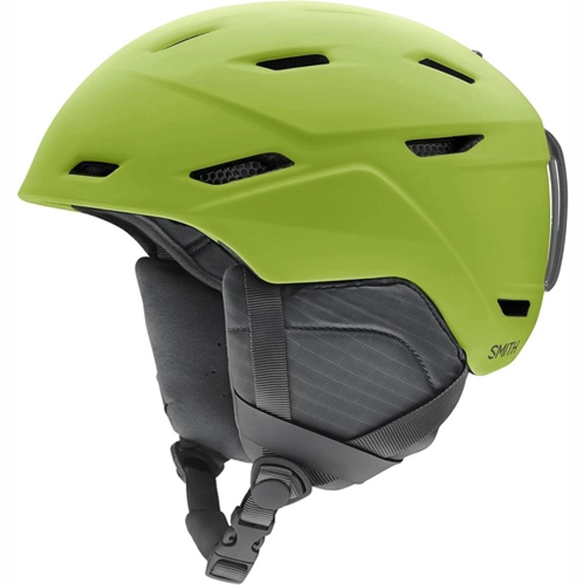 Skihelm Smith Unisex Mission Matte Algae-51 55 cm Groen