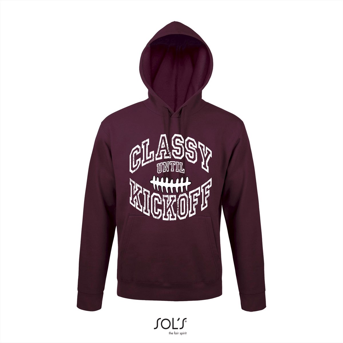 Hoodie 3-161 Classy until Kickoff - Drood, S