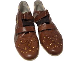 HORNET by Botticelli- SNEAKER-OLD-CARAMELLO-LEER-/CANVAS-43