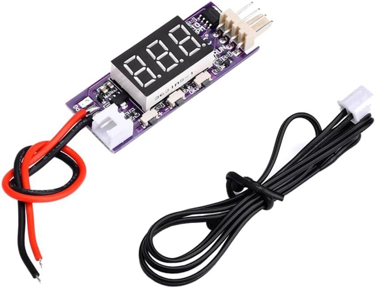 Fan Speed Control Module DC 12V 3A 4Pin PWM Fan Speed Control Module Automatic Temperature Controller NTC Sensor for 3000mA Fan