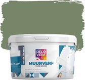 Bol.com Decoverf muurverf mat olijfgroen 2.5L aanbieding