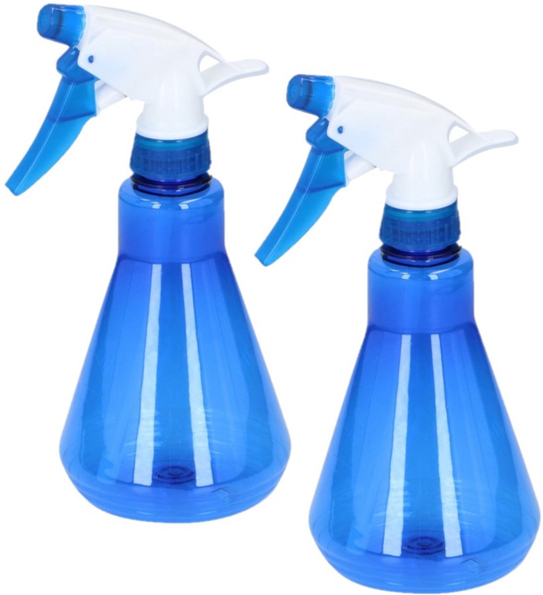 3x stuks plantenspuiten blauw 500 ml kunststof - Waterverstuiver - Tuinartikelen
