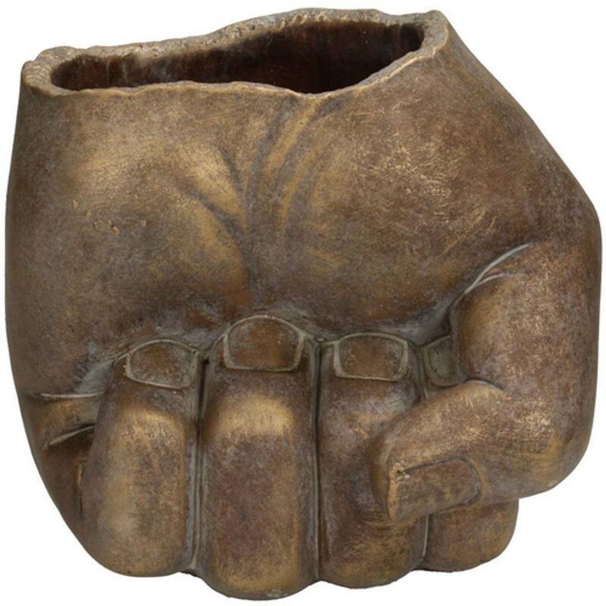 Bloempot HD Living Hand Gold 17 x 18,5 x 16,5 cm