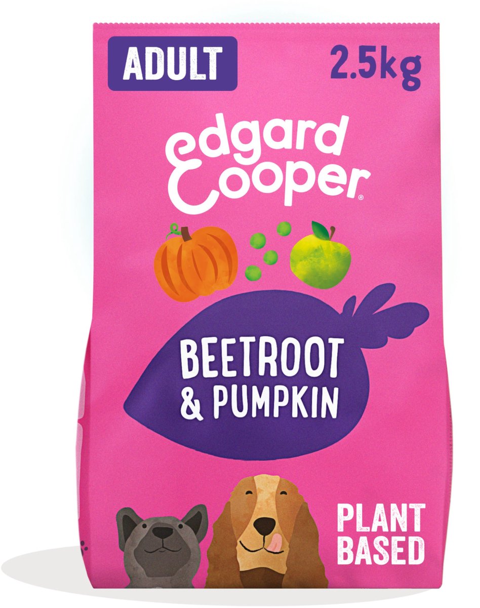 Edgard&Cooper Hondenvoer Droog Plantaardig Rode Biet - Pompoen 2,5 kg