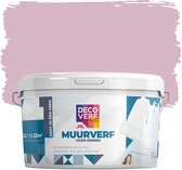 Decoverf muurverf mat lichtroze, 2.5L