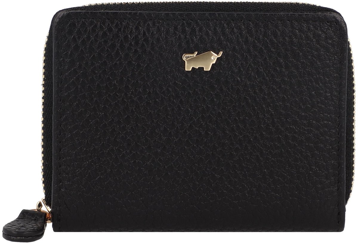 Braun Büffel Asti Portemonnee Leer 10 cm - Dames - Horizontaal - schwarz
