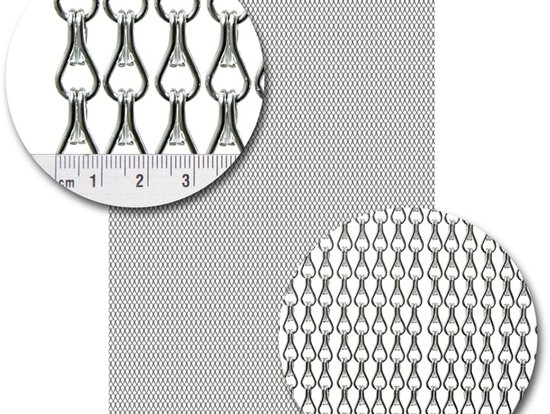 Aluminium vliegengordijn Mini Zilver afm 90x 210 cm — afbeelding 2