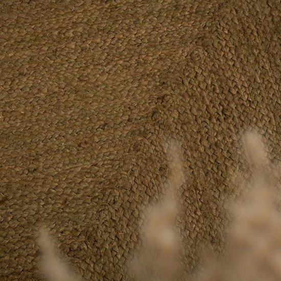 Tapis carré en jute - Pure olive pur 200x200 cm