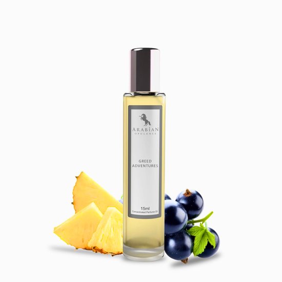 ARABIAN OPULENCE Parfum voor Heren | Parfum Olie Greed Adventures FR78, geur voor mannen | Herenparfum - Eau de Parfum | Langhoudende Houtige Parfum voor Mannen | Alcoholvrije Roll-on Geur | Luxe Parfum Cadeauset | Compacte Reisformaat Parfum (15ml)
