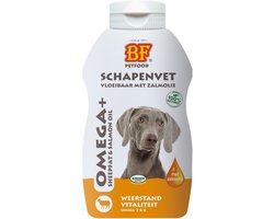 BF Petfood Vloeibaar Schapenvet met Zalmolie Weerstand Vitaliteit 250 ml