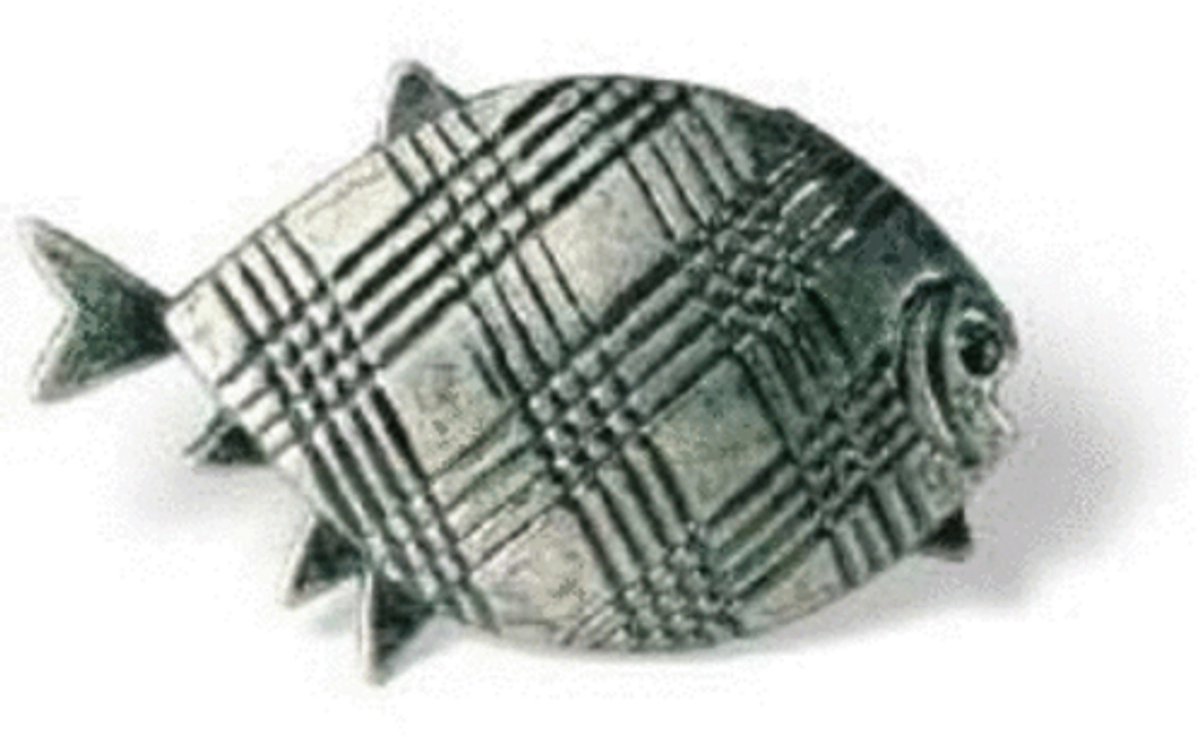 Meubelknop Vis Rechts 32 x 51 mm Zamac/Tin – Decoratieve Knop voor o.a. Meubels, Lades en Kastjes