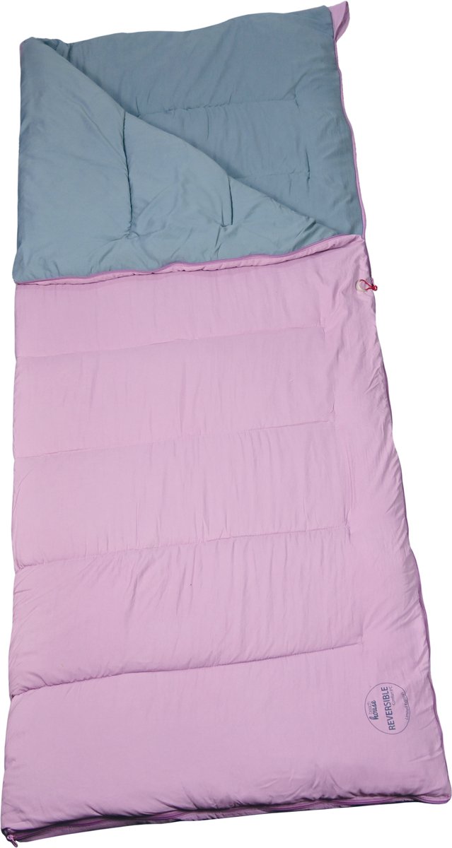 Polydaun Beach house - slaapzak - reversibel - GRS Isocraft® vulling - lila/blue - 80x210 cm