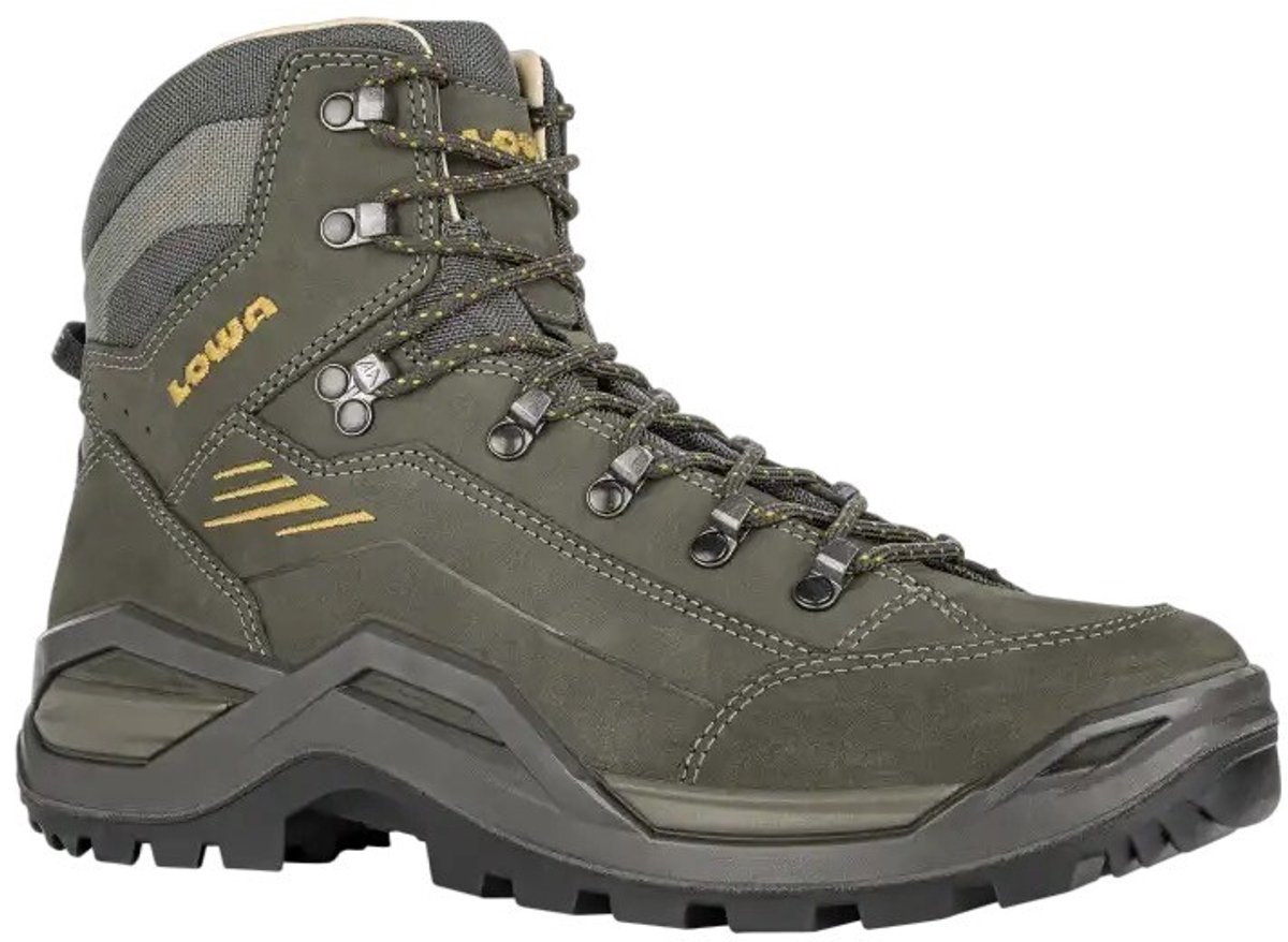 Lowa Renegade Evo Gore-Tex Mid Wandelschoen Olive/mustard-46.5